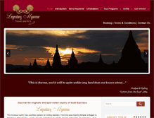 Tablet Screenshot of legendarymyanmar.com